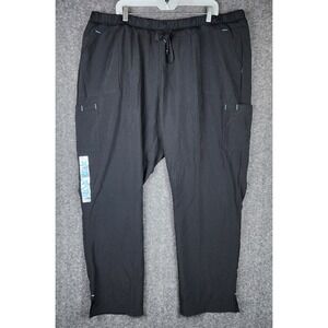 Scrubstar Performance Scrub Pants Mens 3XL Black 4-Way Stretch WM01B072 NEW